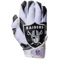 Football Receiver Gloves Display w/ Stand for Las Vegas Raiders Gloves! NFL