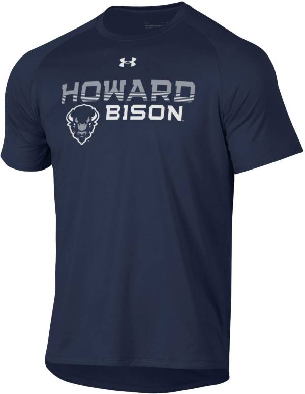 Under Armour Men's Howard Bison Blue Tech Performance T-Shirt | Dick's ...