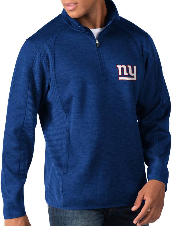 Download G-III Men's New York Giants Peacemaker Royal Quarter-Zip ...