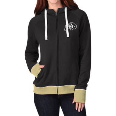 sorry, G-III For Her Women's Colorado Buffaloes Onside Full-Zip Black Hoodie is currently out of stock