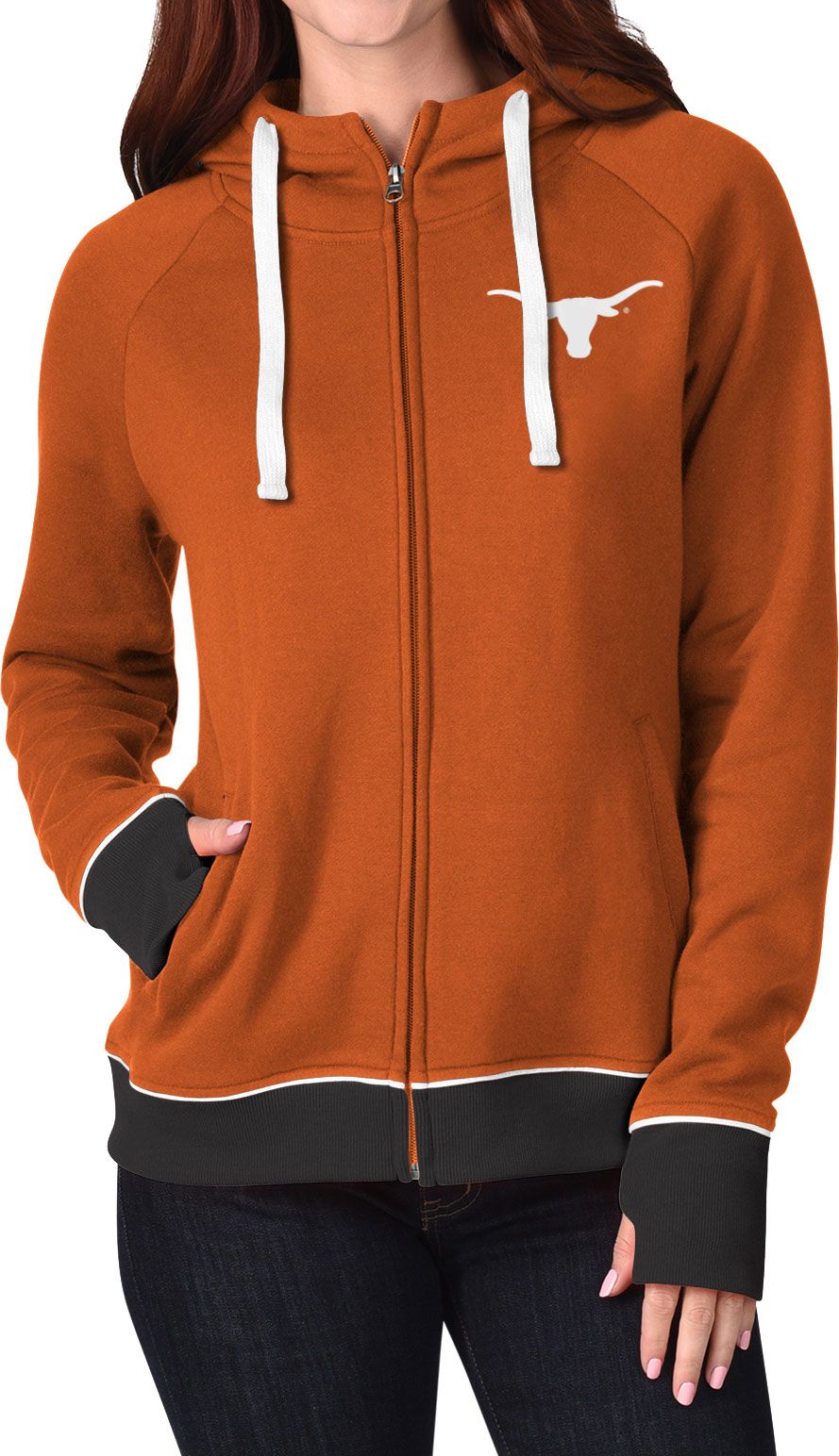 burnt orange hoodie women's