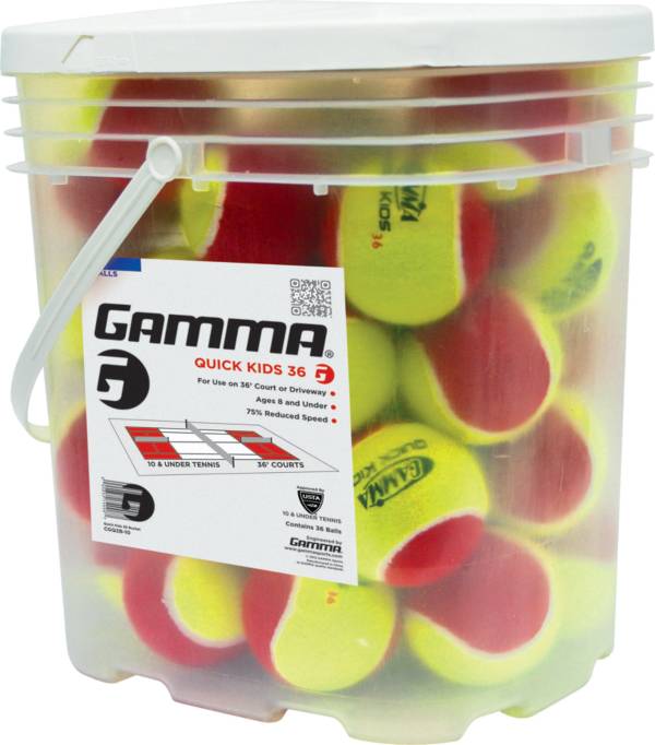 GAMMA Quick Kids 36' Balls - 24 Ball Bucket