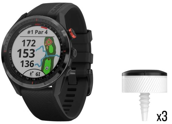Garmin Approach S62 Premium GPS Golf Smartwatch with CT10 Club 