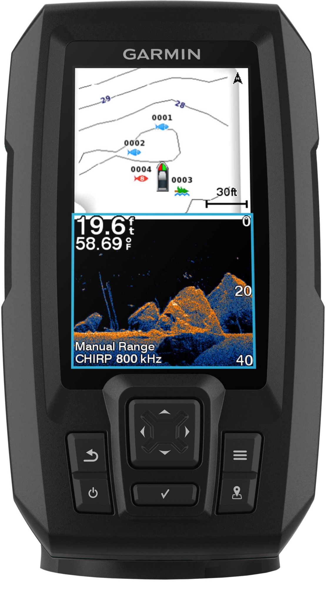 Garmin STRIKER Vivid 4cv Fish Finder with GT20-TM Transducer Sansujyuku sansujyuku.com