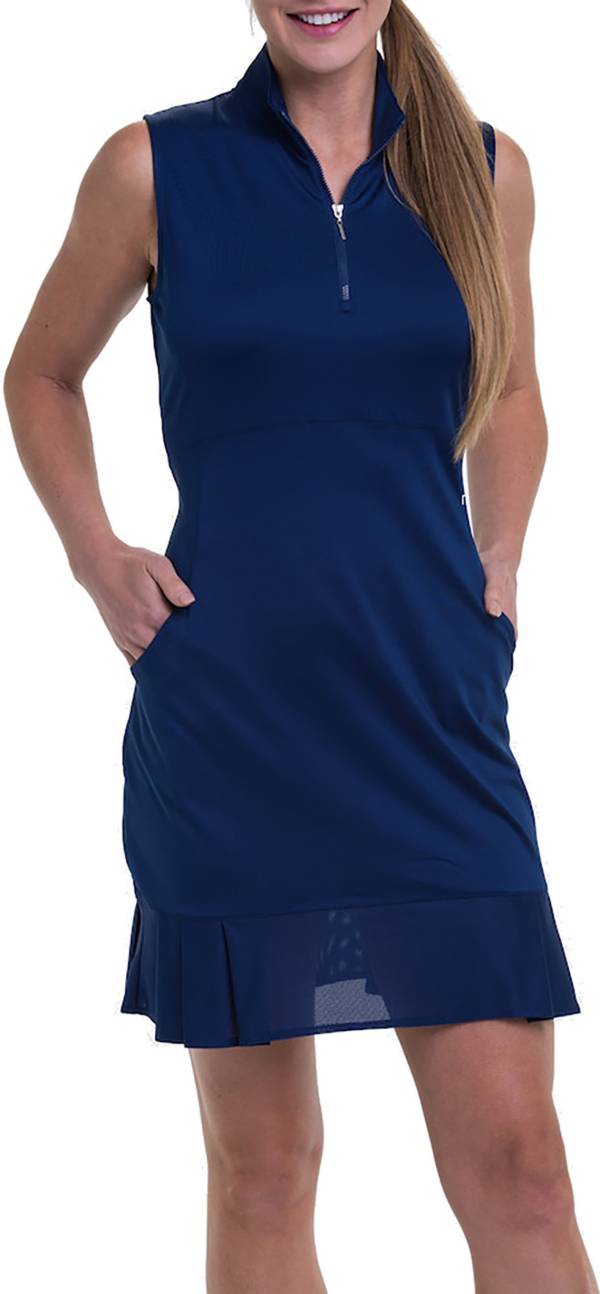 EPNY Women's Mock Neck Sleeveless Golf Polo Dress product image