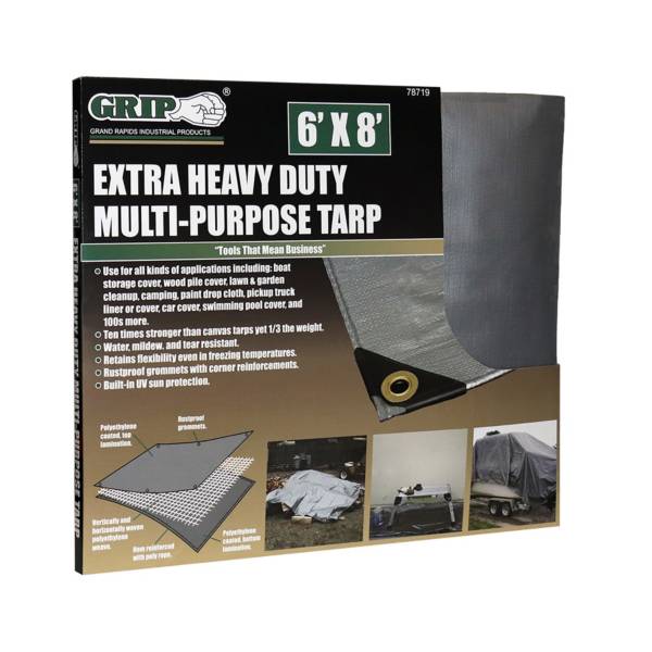 GRIP 6' x 8' Extra Heavy Duty Tarp Dick's Sporting Goods