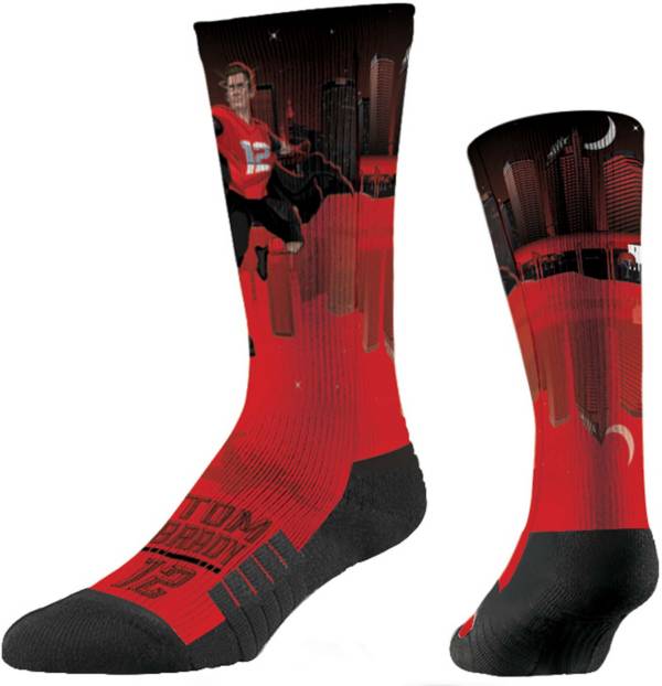 Strideline Tampa Bay Buccaneers Tom Brady Superhero Crew Socks