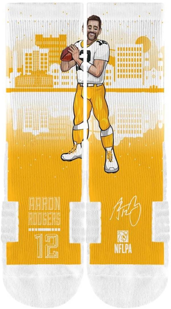 Strideline Green Bay Packers Aaron Rodgers Superhero Socks product image