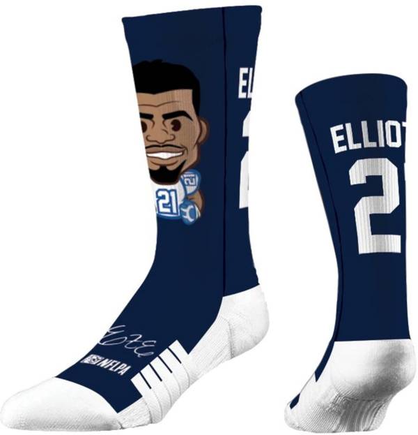 Strideline Youth Dallas Cowboys Ezekiel Elliott Emoji Socks