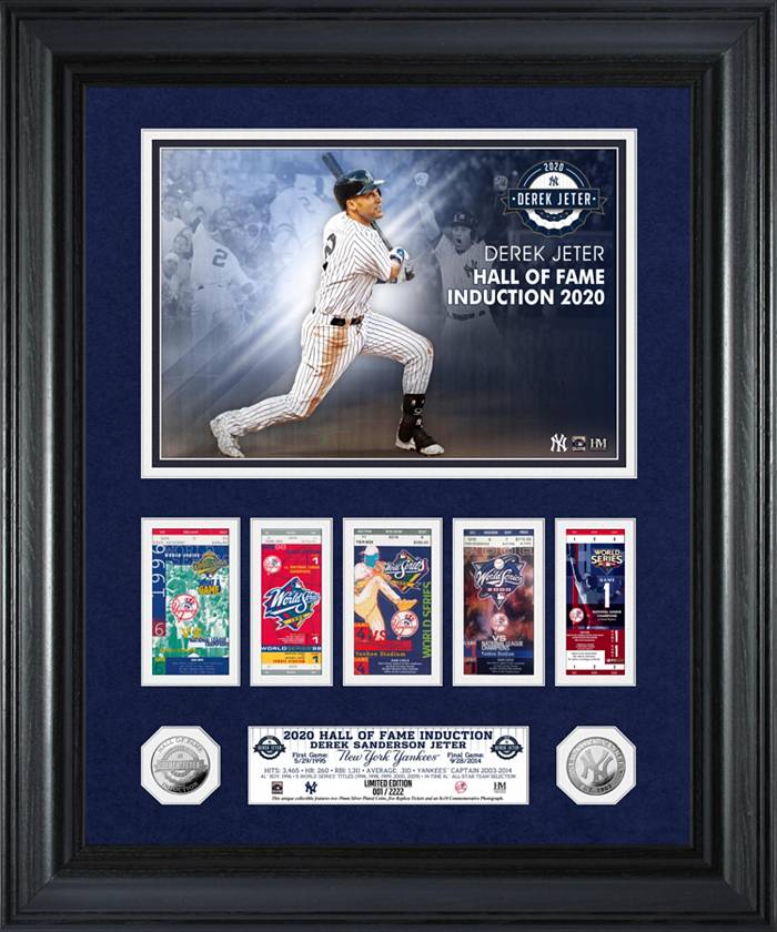Derek Jeter New York Yankees 2020 HOF Silver Coin Card