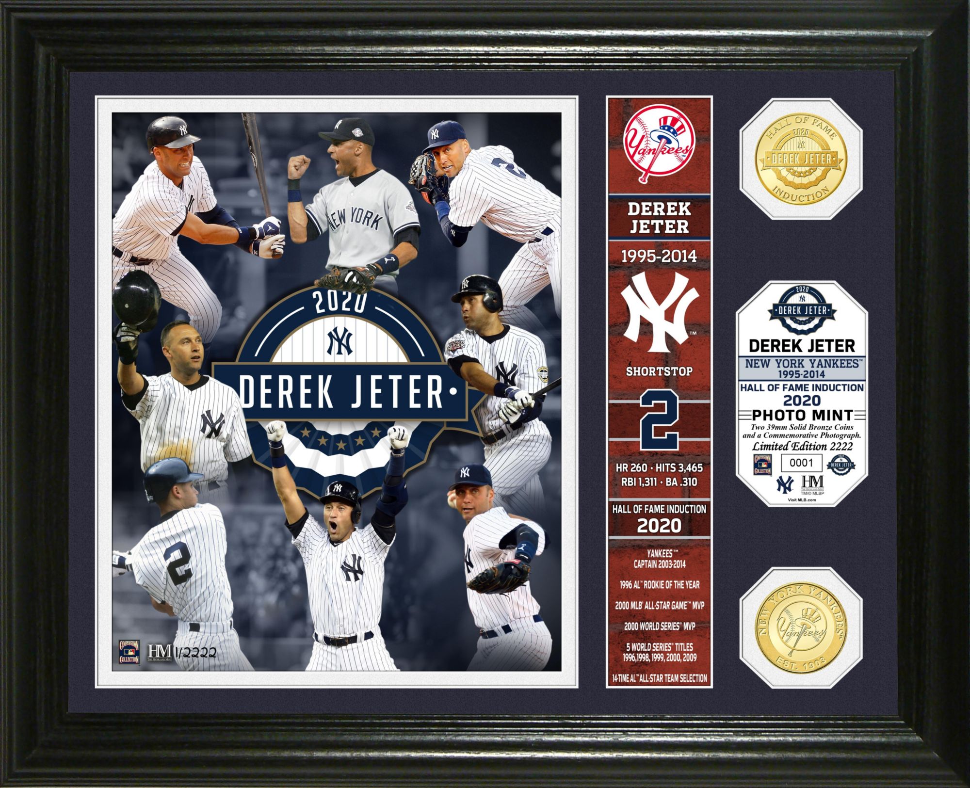 Dick s Sporting Goods Highland Mint New York Yankees Derek Jeter