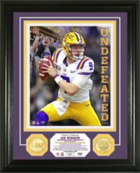 Joe Burrow LSU Tigers Fanatics Authentic Framed Autographed 20 x 24 In  Focus Photograph with 19 Heisman Inscription