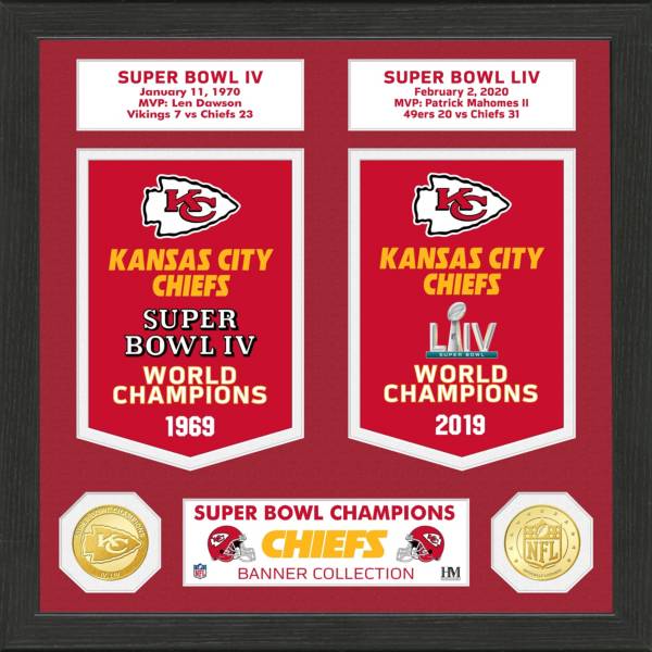 Highland Mint Kansas City Chiefs Super Bowl Banner Collection Coin Photo Mint product image