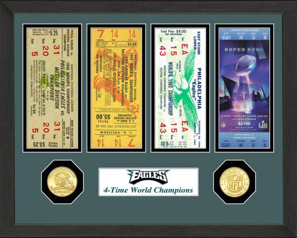 Highland Mint Philadelphia Eagles Super Bowl Apperances Coin and Ticket Collection product image