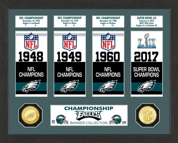 Highland Mint Philadelphia Eagles Super Bowl Banner Collection Coin Photo Mint product image
