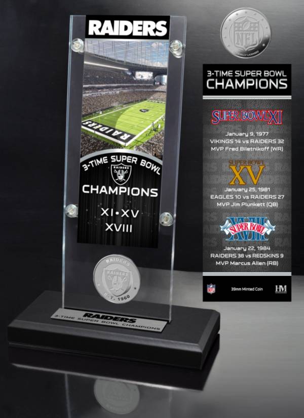 Raiders Super Bowl Ticket Collection