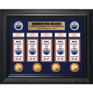 sorry, Highland Mint Edmonton Oilers Stanley Cup Champions Deluxe Gold Coin & Banner Collection is currently out of stock
