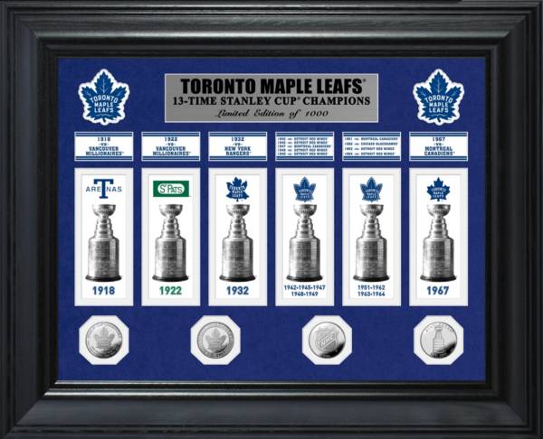 Highland Mint Toronto Maple Leafs Stanley Cup Champions Deluxe Gold Coin & Banner Collection product image