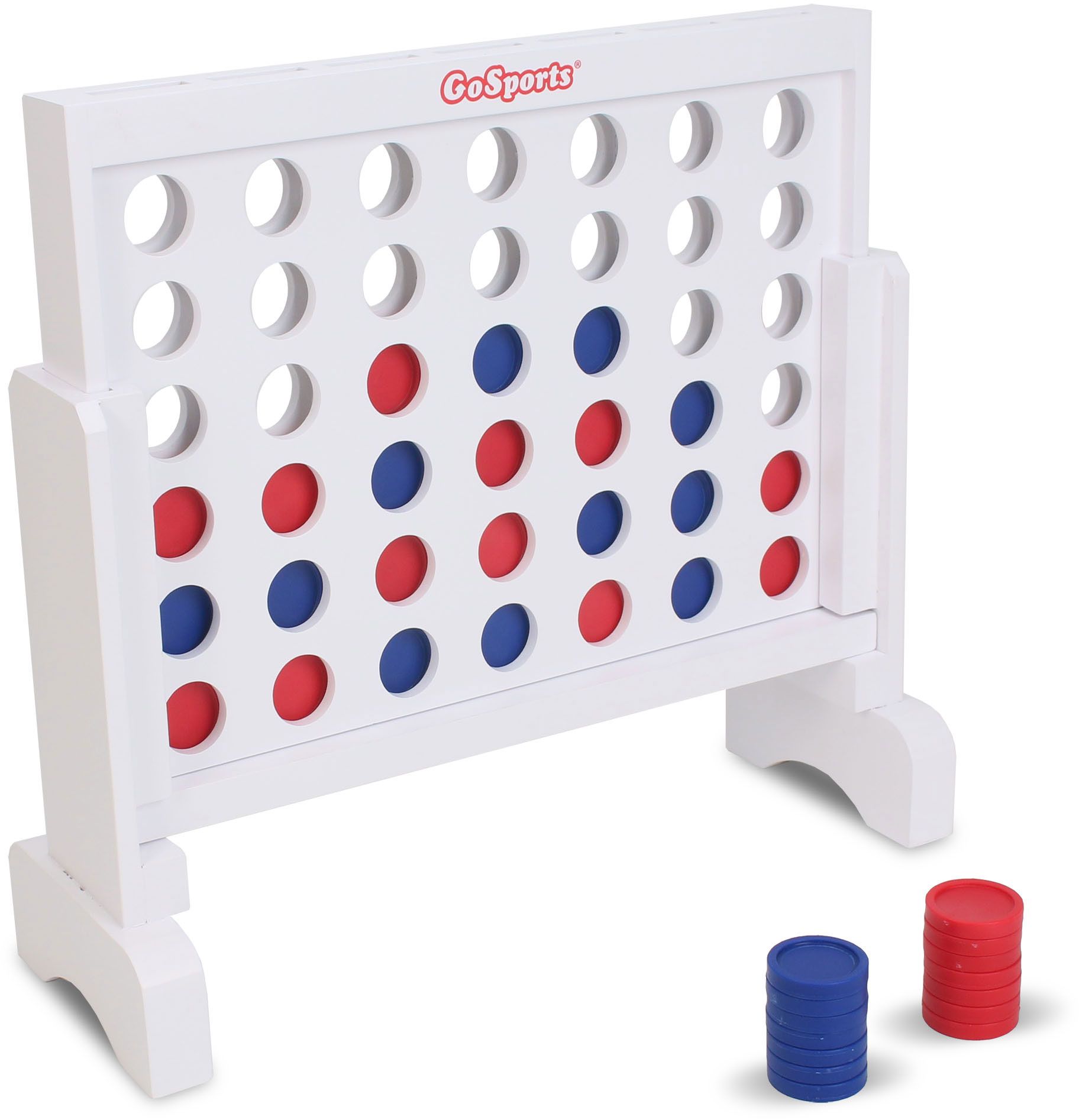 GoSports 1-Foot 4 in a Row Wooden Game product image