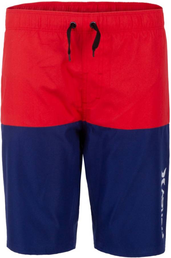 Hurley Boys' Double Color Pull On Swim Trunks