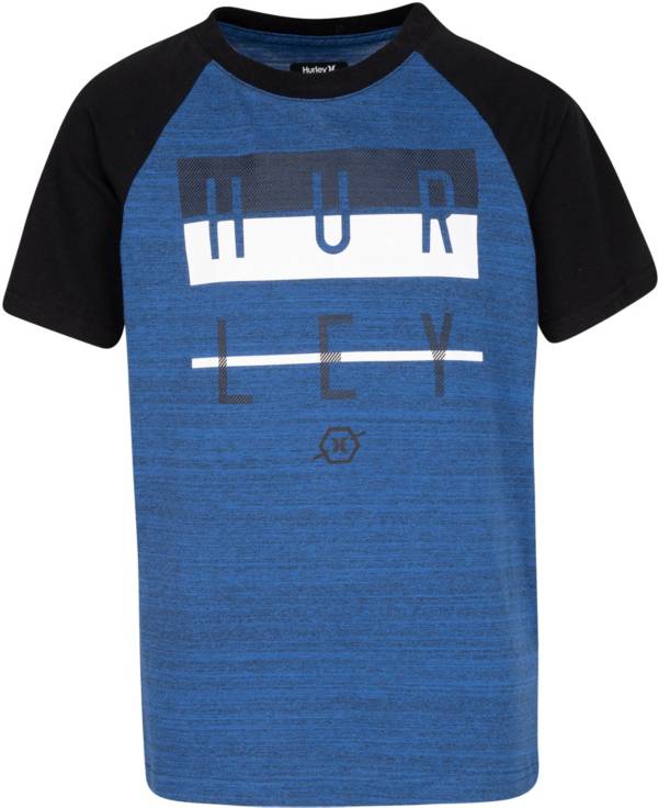 Hurley Boys' Streaky Raglan Short Sleeve T-Shirt