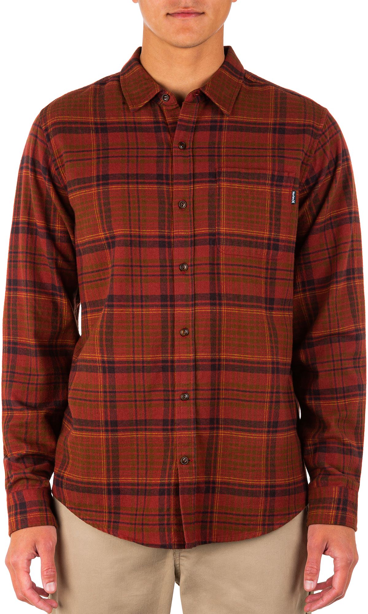 Hurley Men's Portland Flannel Long Sleeve Shirt product image