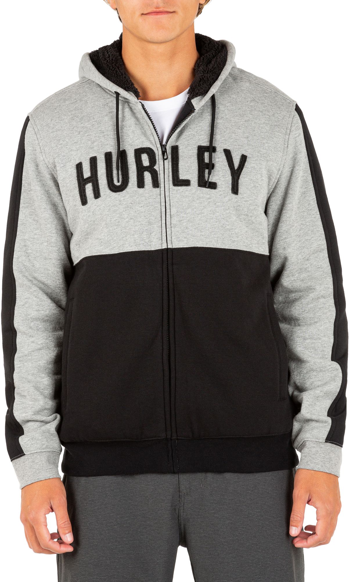 hurley fleece hoodie