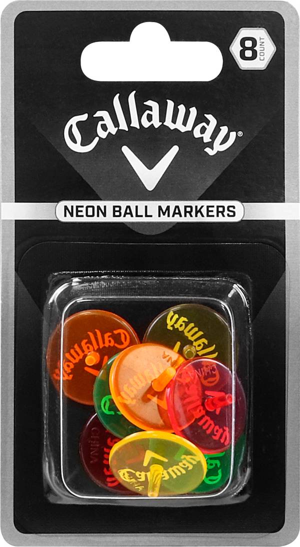 Callaway Neon Mix Ball Markers 8 Pack Golf Galaxy