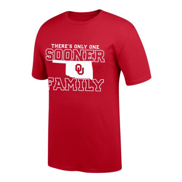 Top of the World Men's Oklahoma Sooners Fan Crimson T-Shirt