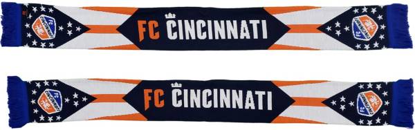 Ruffneck Scarves FC Cincinnati State Flag Jacquard Knit Scarf