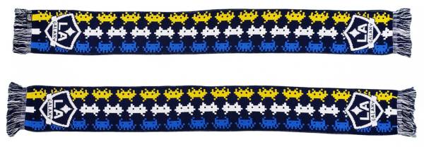 Ruffneck Scarves LA Galaxy Invader Jacqurd Knit Scarf