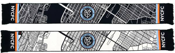 Ruffneck Scarves New York City FC Map Woven Scarf