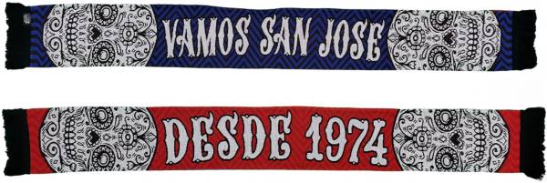 Ruffneck Scarves San Jose Earthquakes Vamos San Jose HD Knit Scarf