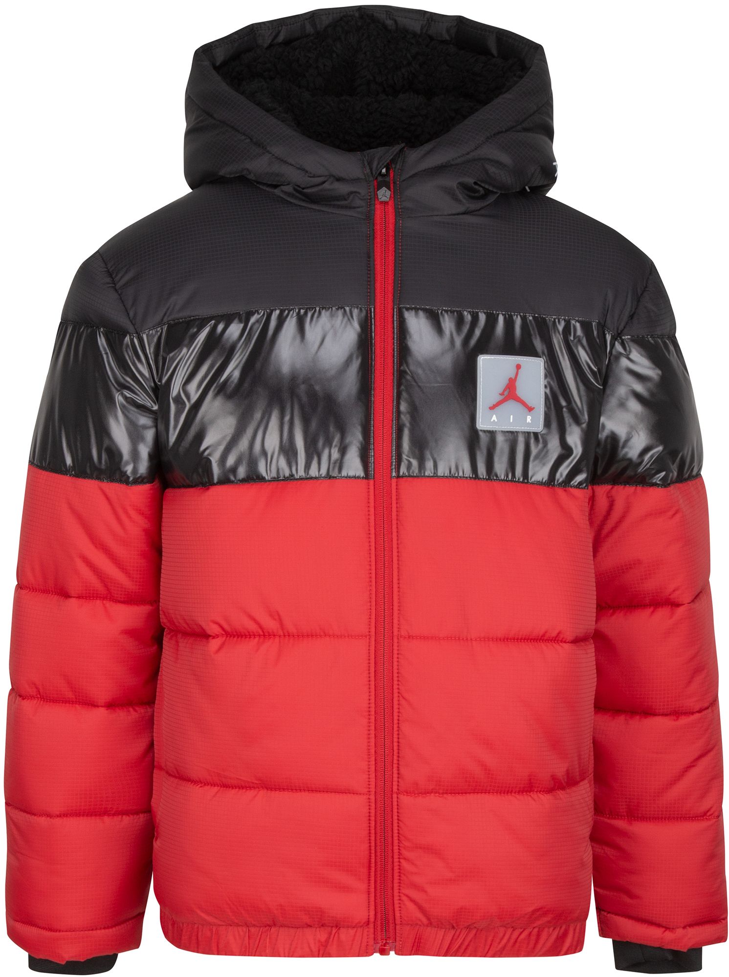 red jordan puffer jacket