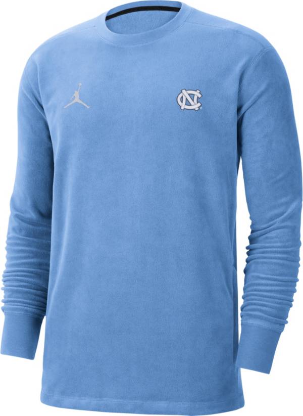 Jordan Men S North Carolina Tar Heels Carolina Blue Coach Crew Long Sleeve T Shirt Dick S Sporting Goods
