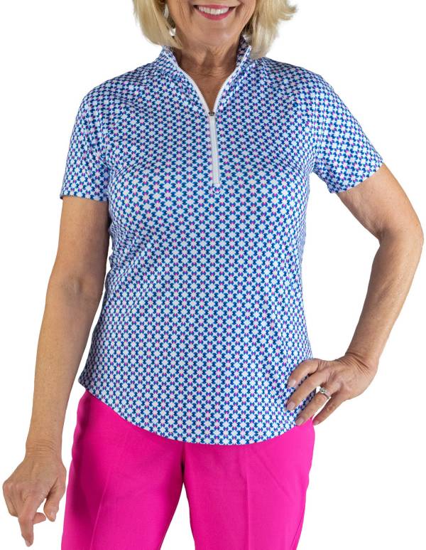 Ladies short outlet sleeve golf shirts