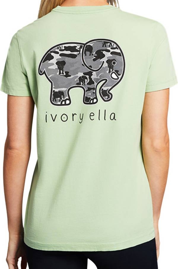 Ivory Ella Women's Camo Short Sleeve T-Shirt