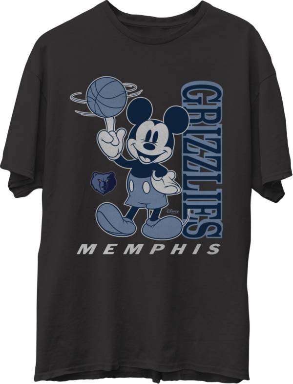 Junk Food Men's Memphis Grizzlies Disney Vintage Mickey Baller Black T-Shirt