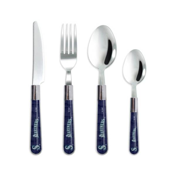 Sports Vault Seattle Mariners Flatware Set