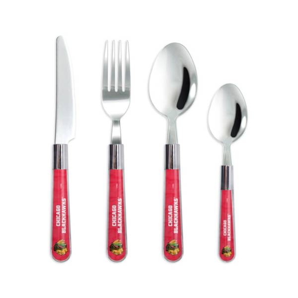 Sports Vault Chicago Blackhawks Flatware Set