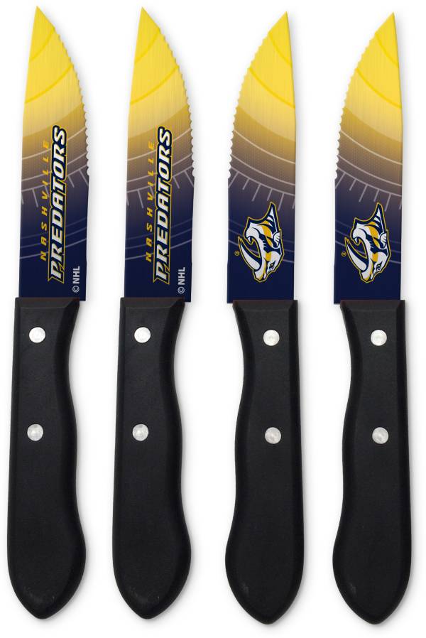 Sports Vault Nashville Predators Steak Knives