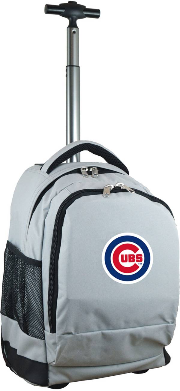 Mojo Chicago Cubs Wheeled Premium Grey Backpack product image