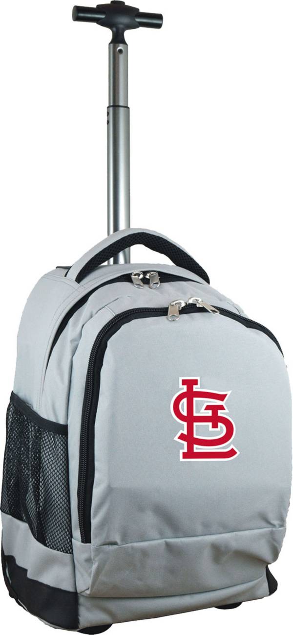 Mojo St. Louis Cardinals Wheeled Premium Grey Backpack product image