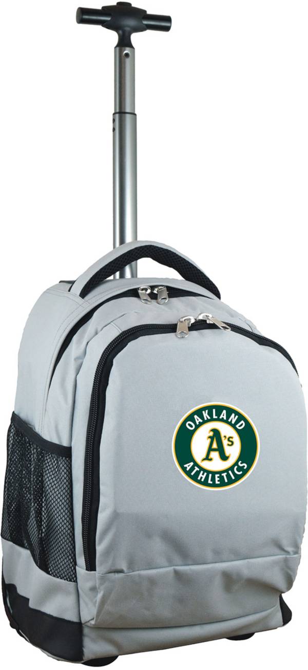 Mojo Oakland Athletics Wheeled Premium Grey Backpack product image