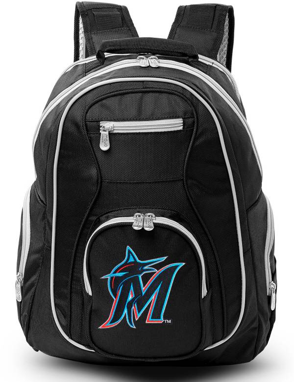 Mojo Miami Marlins Colored Trim Laptop Backpack | Dick's Sporting Goods