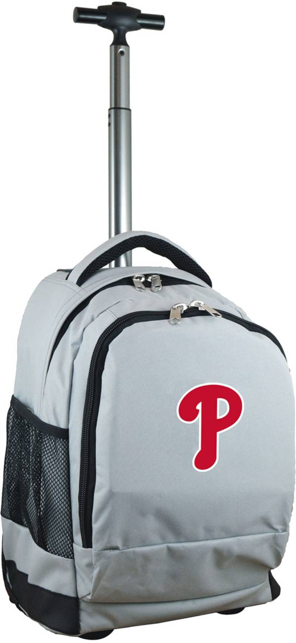 Mojo Philadelphia Phillies Wheeled Premium Grey Backpack product image