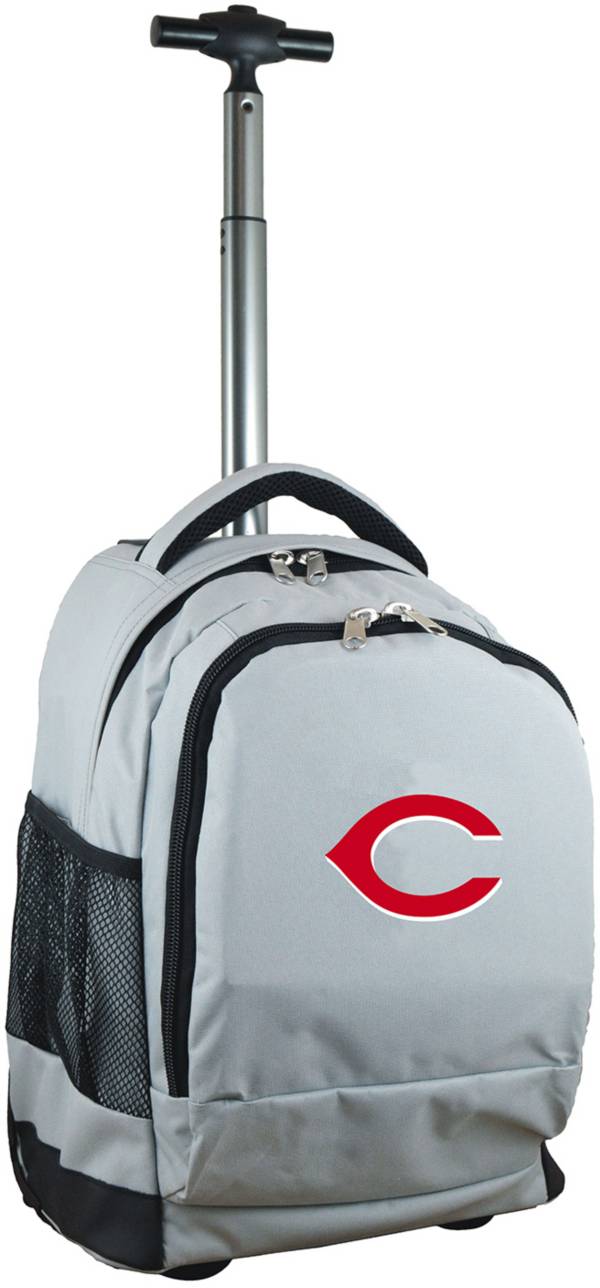 Mojo Cincinnati Reds Wheeled Premium Grey Backpack product image