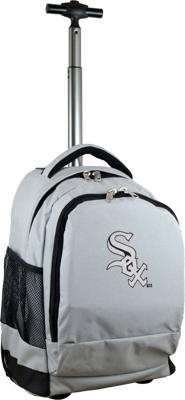 Mojo Chicago White Sox Wheeled Premium Grey Backpack product image