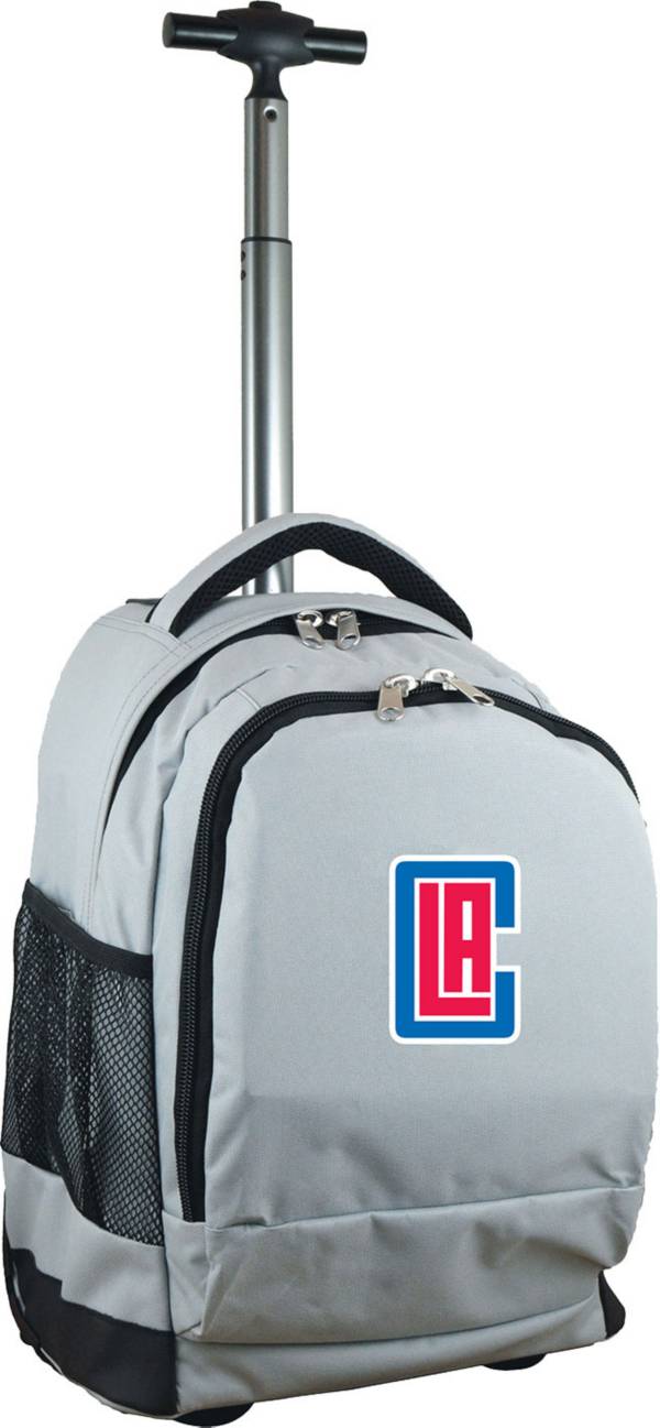 Mojo Los Angeles Clippers Wheeled Premium Grey Backpack product image