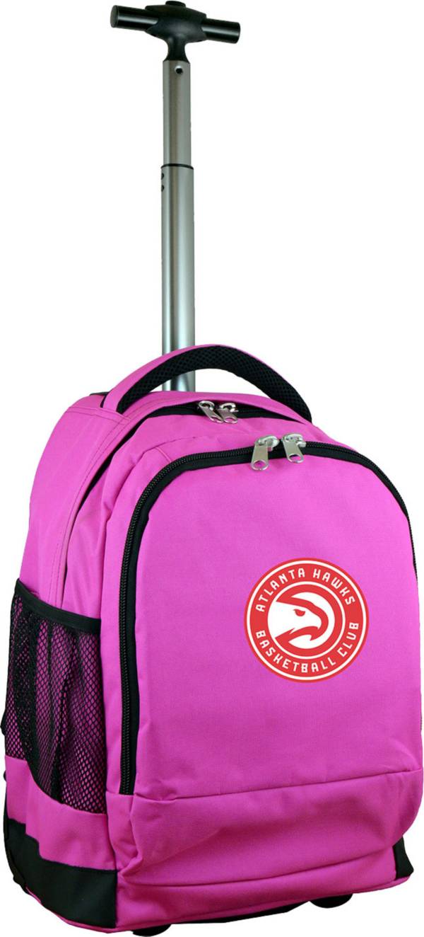 Mojo Atlanta Hawks Wheeled Premium Pink Backpack product image
